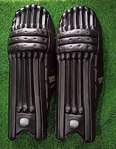 Image of Batting Leg Gaurd Test Black PU - 25 inch Inch Youth Size