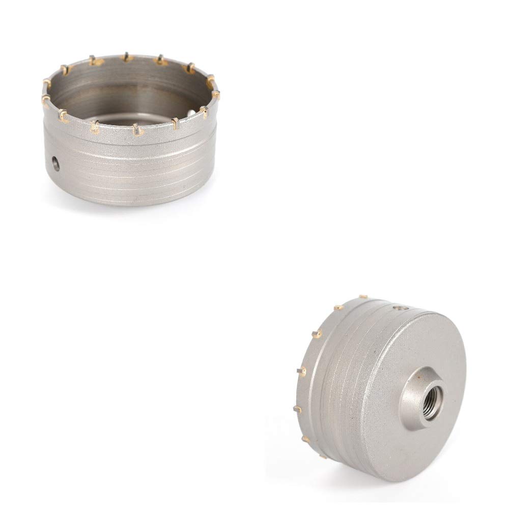 Juego de Brocas Para Hormigón y Piedra Hormigón Seco Coronas perforadoras de hormigón machos para cónico multigrado(Broca agujero broca sacanúcleos Diámetro 30~110 mm Kit) (6 Stück)