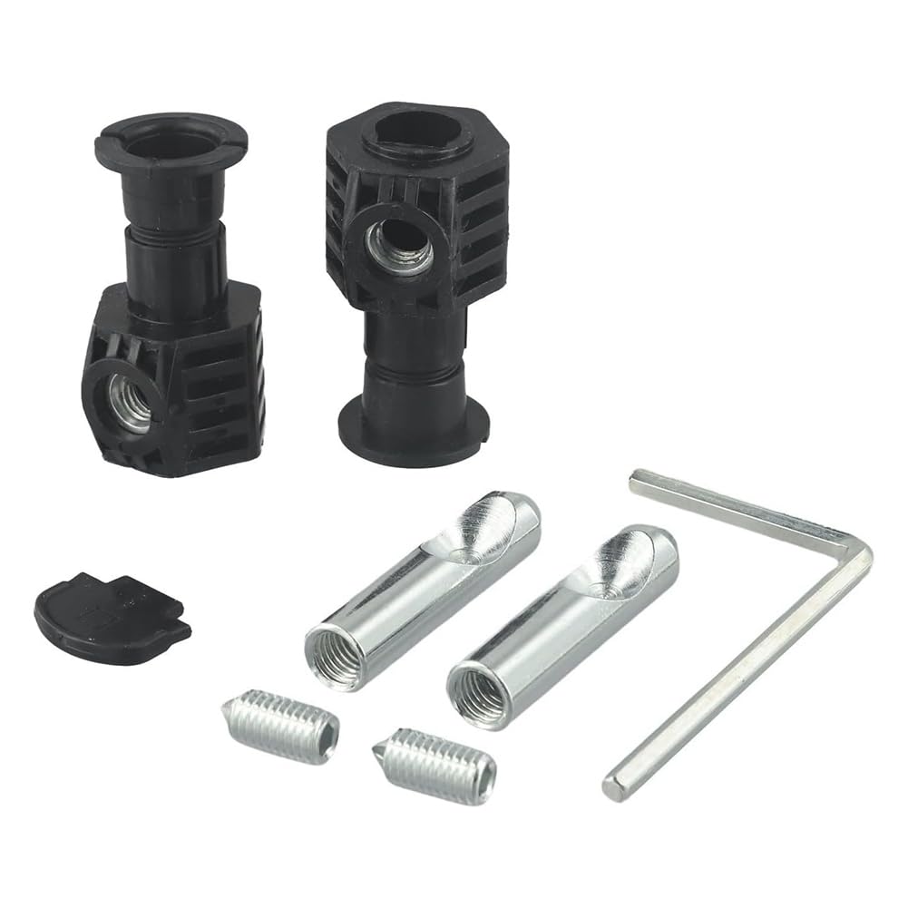 Littimoon Wall Hung Toilet Fixing Bolts Kit Zinc Plated Metal Fasteners for Secure Wall Mounting, Easy Installation