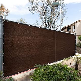 Royal Shade 6' x 50' Brown Fence Privacy Screen Cover Windscreen, with Heavy