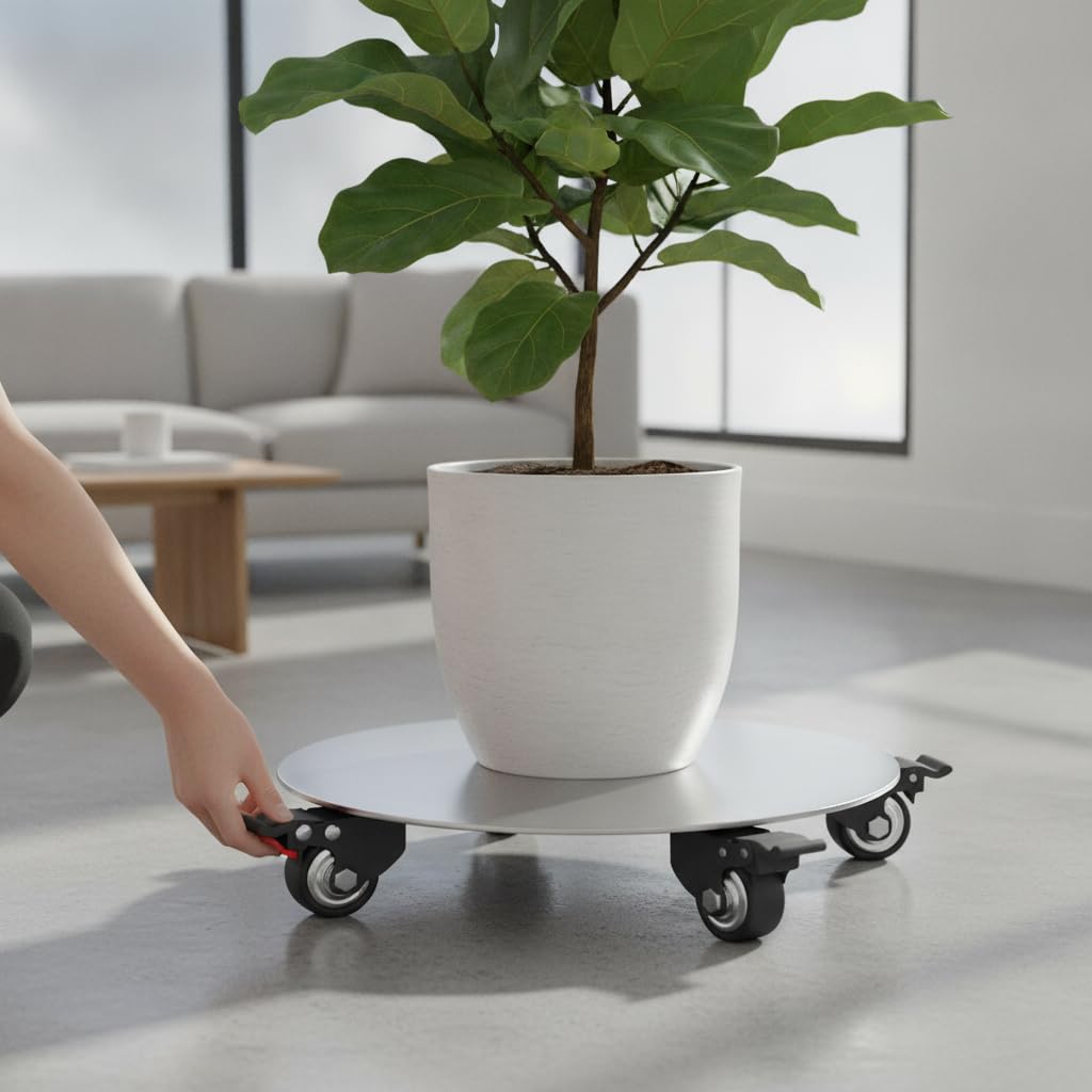 Carrito para Macetas, Base, Redondo 35cm