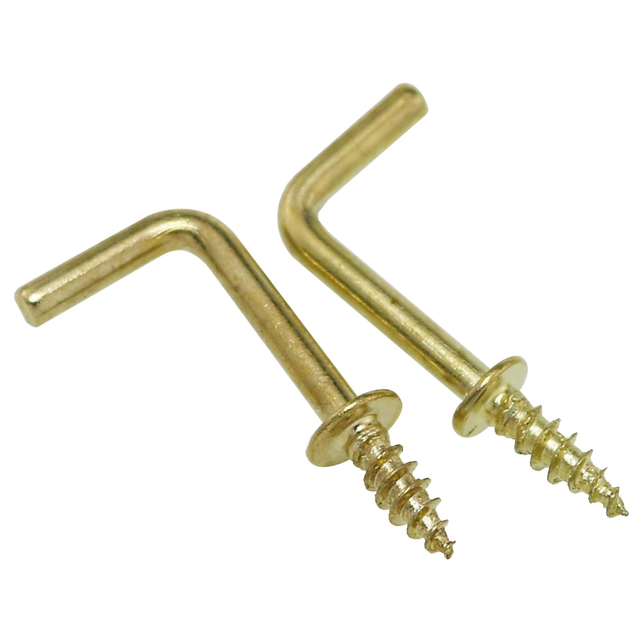 Amazon | FMHXG L型ネジ 50個 5/8インチ - 25x10mm フックにゴールド