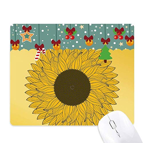 Tapis de souris motif tournesol jaune tapis caoutchouc antidérapant