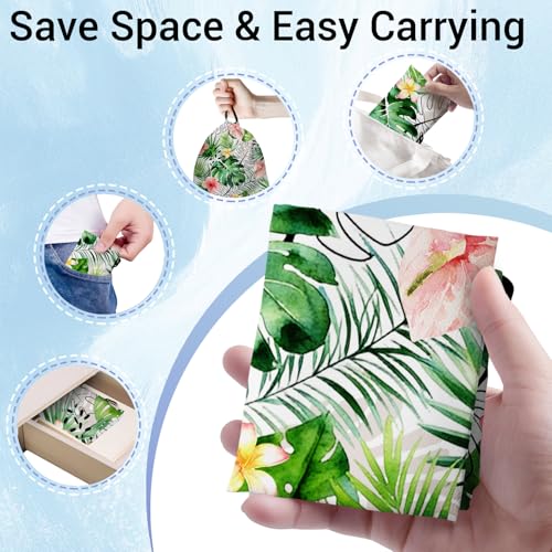 Image of Tropical Leaf Grip Bag Modern Adjustable Gymnastics Athlete Bag for Gym