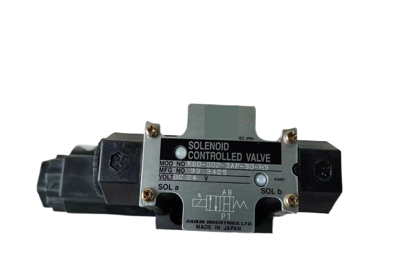 KSO-G02-3CB-30-E distributeur hydraulique à commande de valve de haute précision