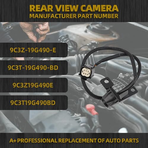 Image of Dasbecan Backup Camera Compatible with Ford F250 F350 F450 F550 Super Duty Pickup 2008-2012 Reverse Parking Asisst OE Replaces 9C3Z-19G490-E 9C3T-19G490-BD 9C3Z19G490E 9C3T19G490BD