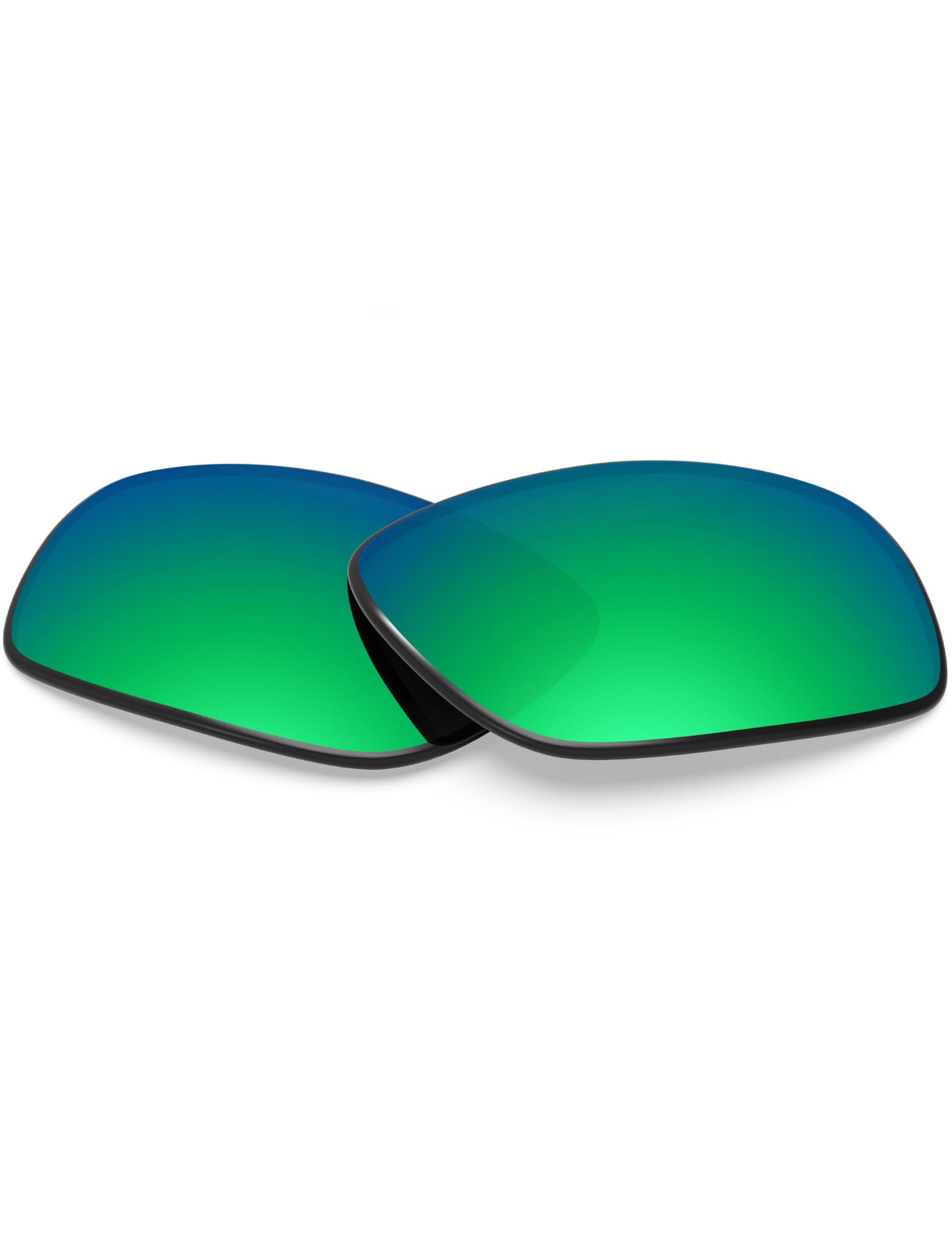 BLAZERBUCK Lentes de repuesto polarizadas antisal para gafas de sol Oakley Turbine OO9263, Verde esmeralda, polarizado, 0