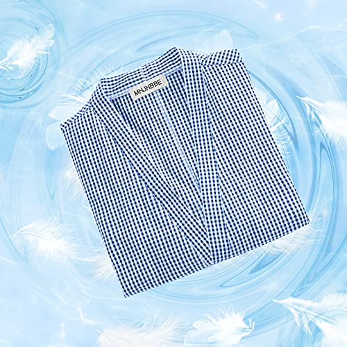 Mhjhbbe Mens Bathrobe, Lightweight Cotton Short Sleeve Silky Bath Robe For Men #TOP4