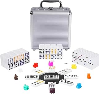Mexican Train Dominoes Set Dominoes Set for Adults Double 12 Dominoes 91 Tiles Dominoes Set (Mexican Train Dominoes Set)