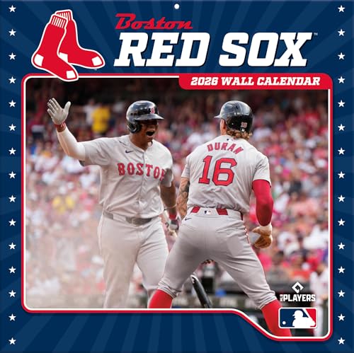 Boston Red Sox 2026 12x12 Team Wall Calendar