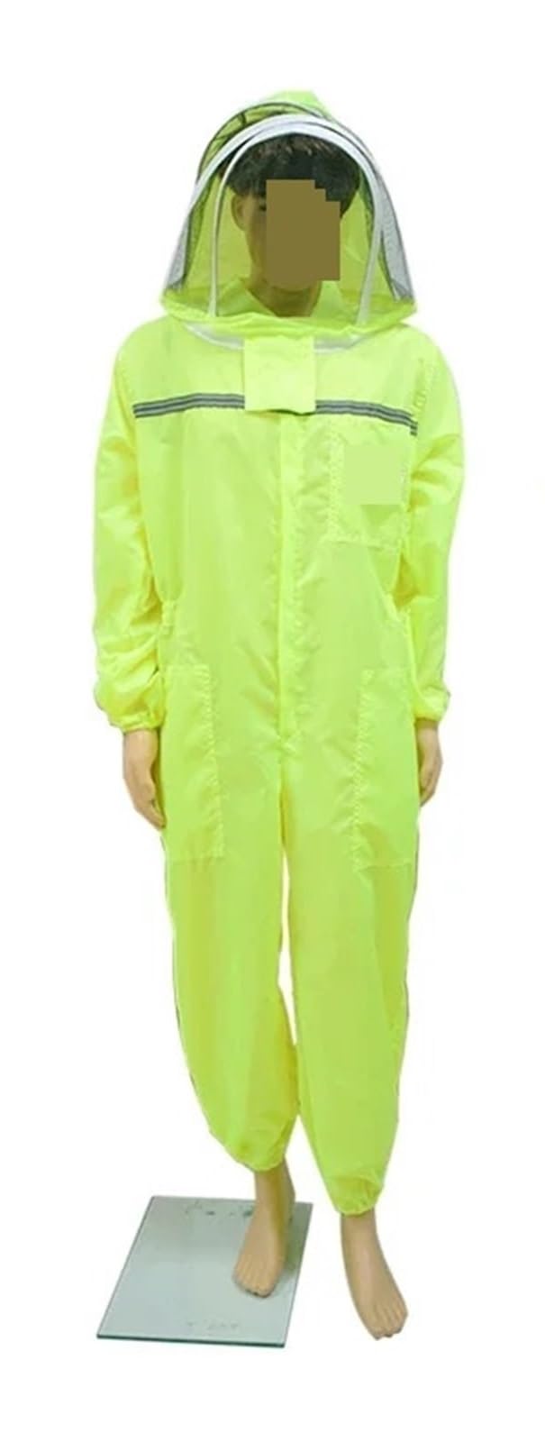 Dcdcd 1 Breathability Beekeeper Suit With Attached Helmet Professional Bee Suits Beekeeper Costume Beekeeping Suits Beekeeper Gear(Xxl)