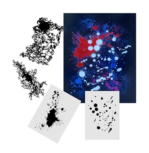 AS-349 Textur, Textures Step by Step Airbrushschablonen SET