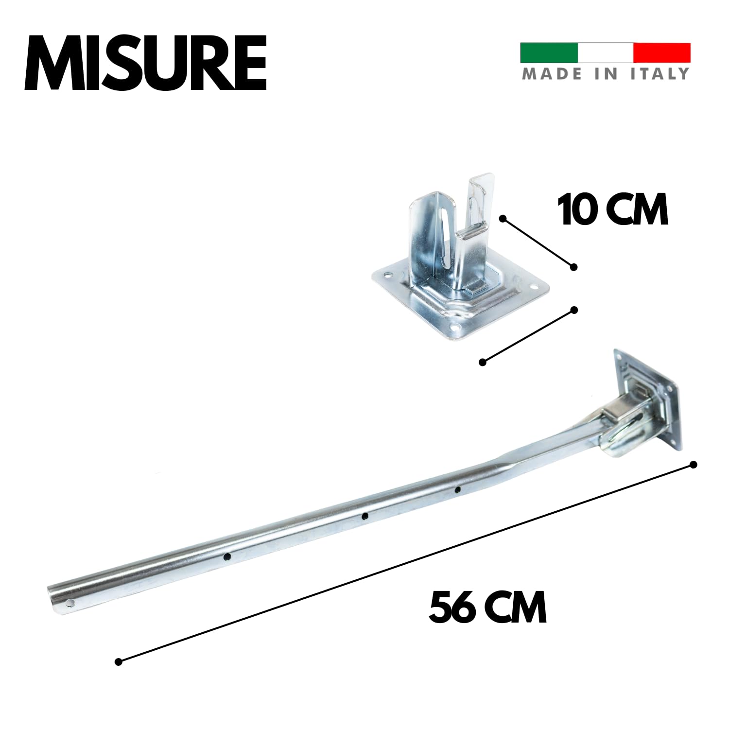Stendibiancheria Parete Esterno Interno Stendino Muro Richiudibile Pieghevole Acciaio Zincato Resistente Salvaspazio Kit Montaggio Incluso Balcone Giardino