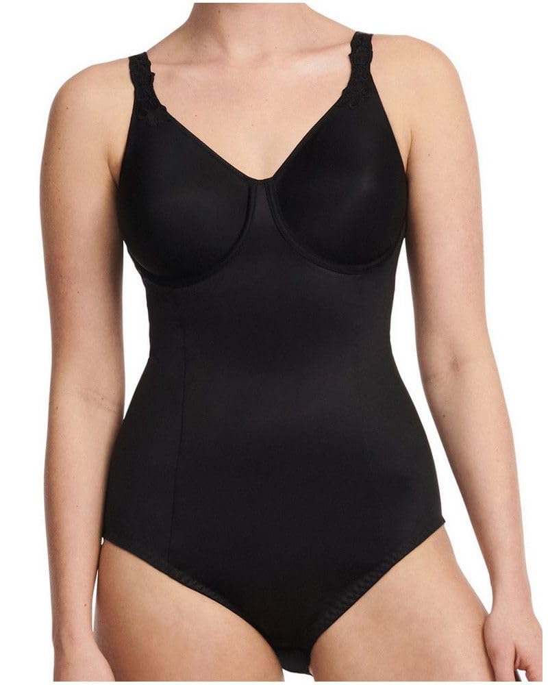 Chantelle Women's, HEDONA, Body , Women's invisible lingerie, Schwarz, 34DD