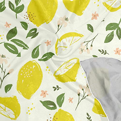 Susiyo G277666907P265C302S508 Bright Summer Lemons Square Scarves Silk Scarf Kerchief Hair Headscarves Neckerchief thumb #3