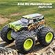 Monstertruck Ferngesteuert, Ferngesteuertes Auto ab 4 6 8 Jahre mit Licht, 360°Drehung Monstertruck, Aufrechtes Gehen, Gehen auf dem Kopf, 1:16 2,4GHz Amphibienfahrzeug Monster Truck Ferngesteuert