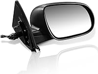 Vista 2 de [Lado derecho/pasajero] Espejo de puerta de vista lateral de ajuste manual de estilo de fábrica compatible con Kia Forte Koup 10-13