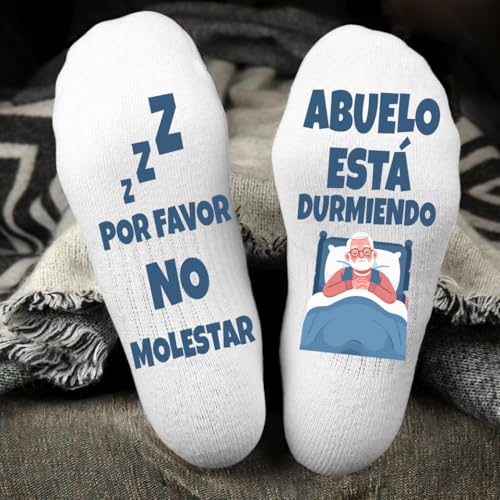 Grandpa Is Sleeping Socks – Funny Novelty Gift for Grandfather3