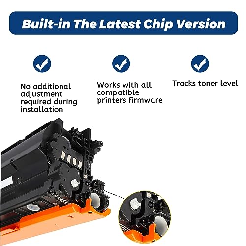Image of 655A Toner Cartridge 4 Pack Remanufactured for HP M652 M653 with Chip