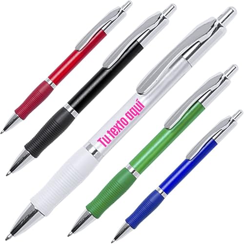 Bolígrafo bicolor con empuñadura a juego para Regalar PERSONALIZADO (Nombre o Texto)