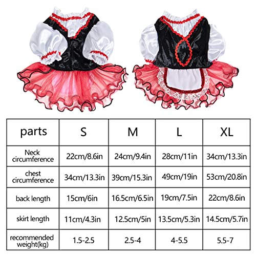 Vestidos femininos pequenos para cães – Saia respirável para filhotes | Roupas para animais de estim