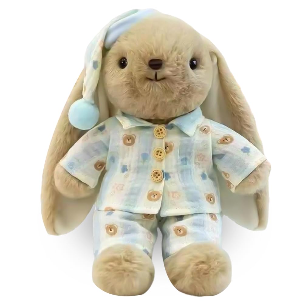 MIFKLMV Easter Plush Bunny Toy, 20cm Soft & Cuddly Rabbit Stuffed Animals Plush Toy Birthday, Christmas, Spring Gift, Basket Filler, Baby Easter Present Cute Plushie for Babies Kids Girls & Boys -A โ image 1