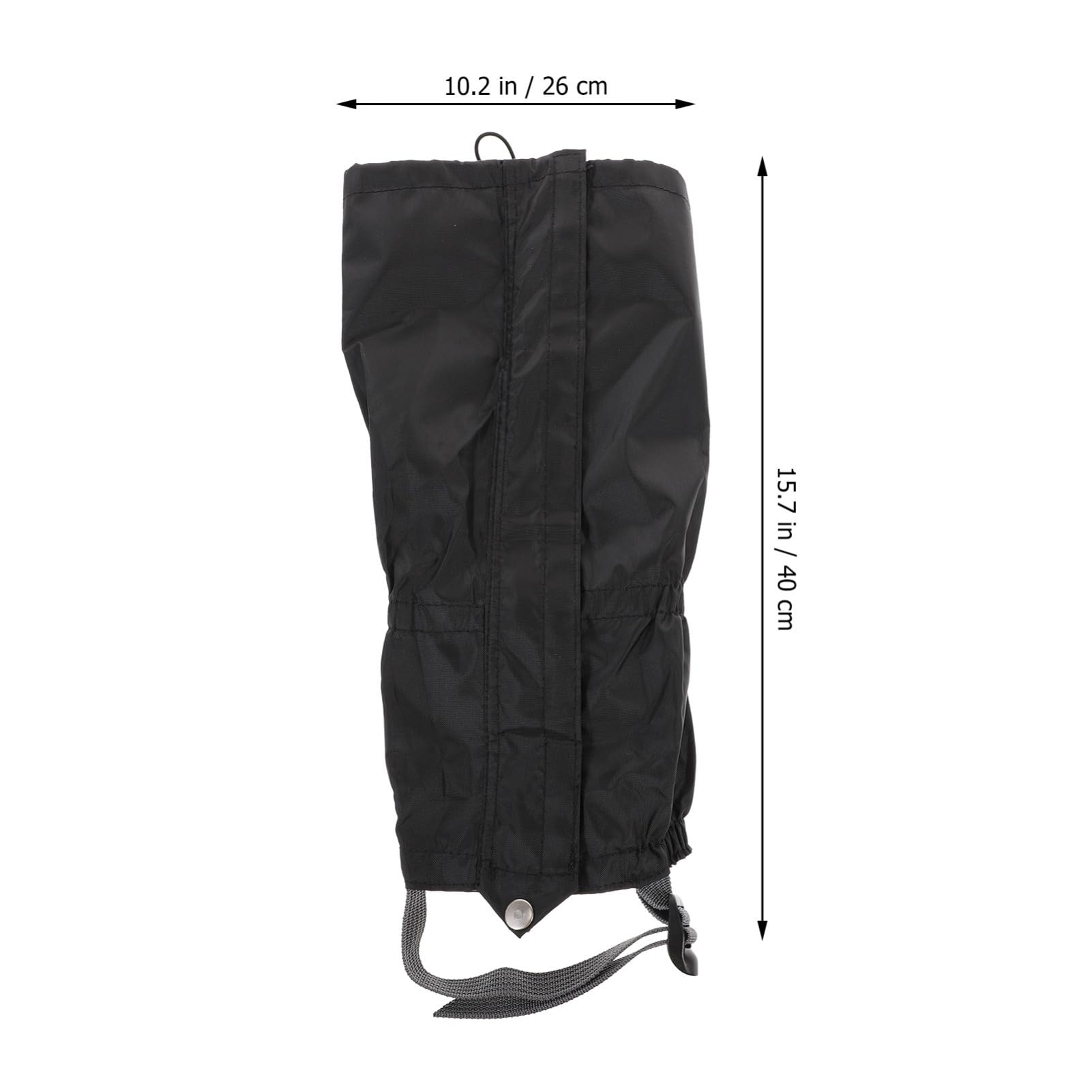 Toddmomy Lot De 6 Guêtres De Protection Pour L'Alpinisme La Randonnée L'Hiver Pour Homme Guêtres De Neige Guêtres De Randonnée Guêtres De Ski Guêtres En Tissu Oxford Noir
