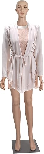 Maniquí femenino cuerpo completo ajustable maniquí torso vestido forma con base de metal 69 pulgadas