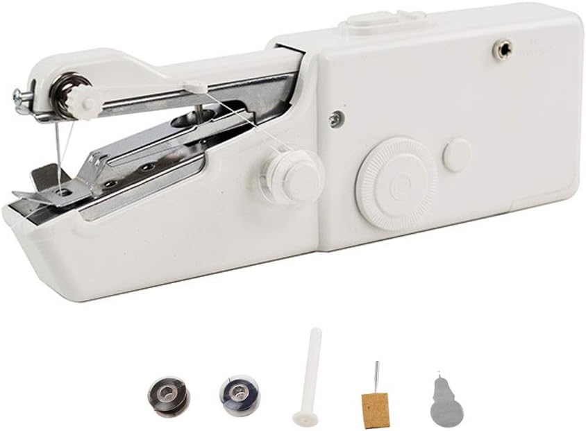 Exwell Portable Sewing Machine, Mini Portable Sewing Machine, Quick Stitch Tool for Fabric Clothes or Children's Fabric