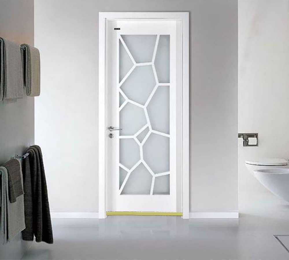 Barriera Doccia, Barriera per Doccia Pieghevole Guarnizioni per doccia, fermi per pavimento per stanze umide, guarnizioni per doccia autoadesive, soglie per doccia senza telaio (grigio, 9 m/354 polli
