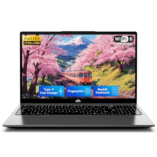 NIMO 15.6" IPS FHD Laptop, 8GB RAM 256GB SSD N150(Beat to i3-10110U, 4 Cores Up to 3.6GHz) Computer with 2 Years Warranty, 65W T