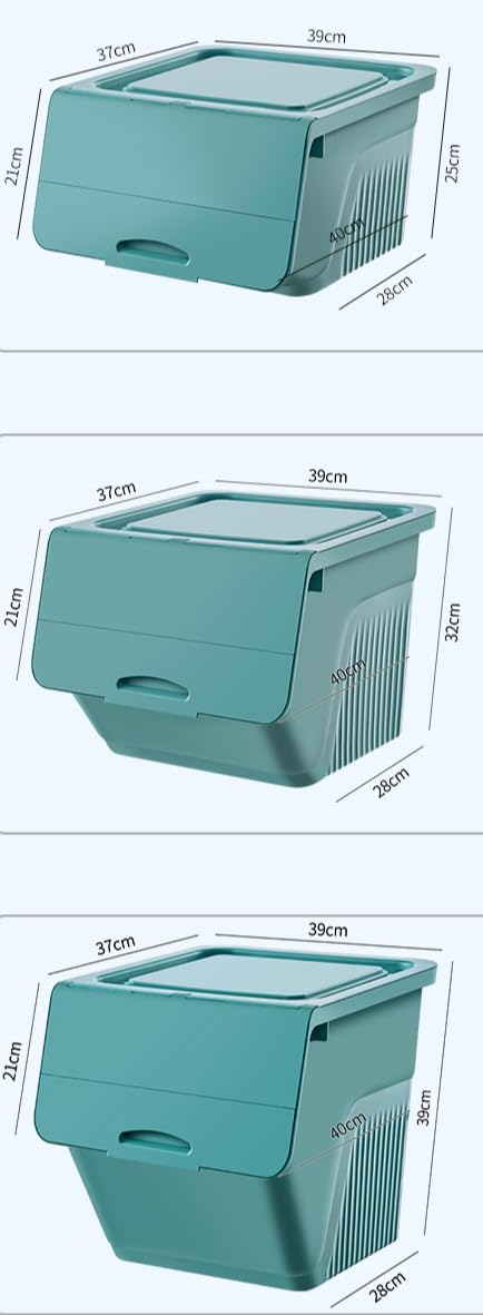 Amazon｜SJGEIDM 収納ボックス フロントオープン 蓋付き マルチカラー