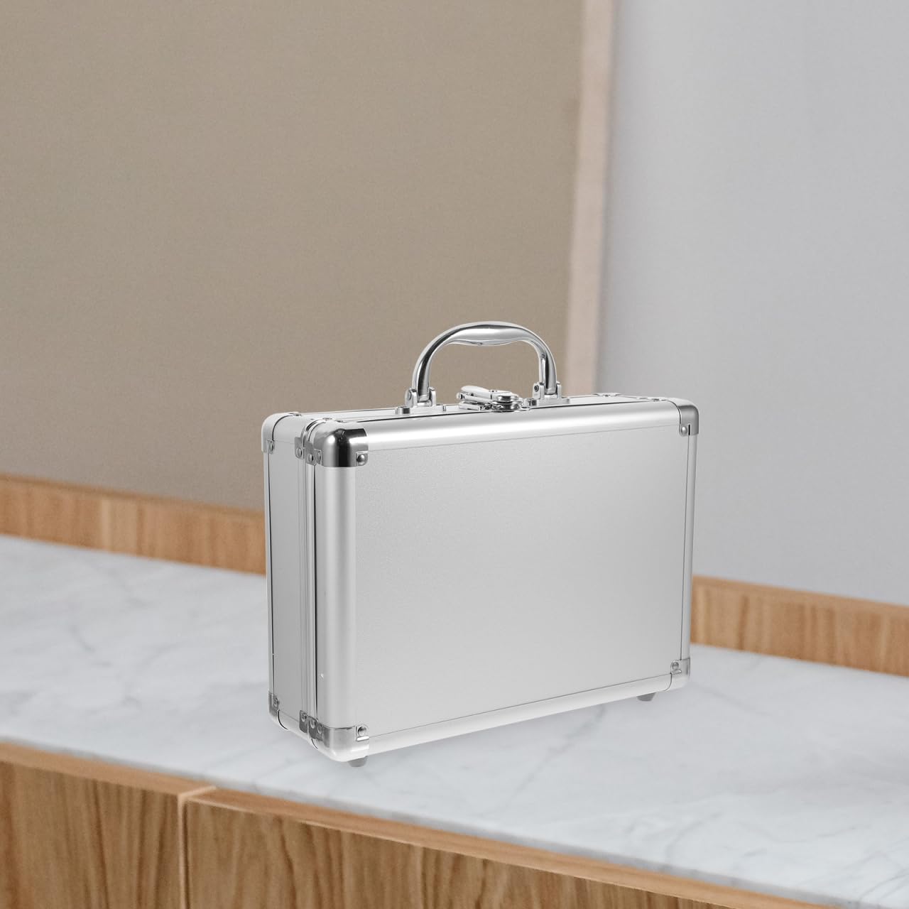 Veemoon Mallette En Aluminium Vide Instruments De Mesure En Aluminium Compartiment À Outils Verrouillable Mallette Universelle Pour Instruments De Mesure 11.40x8.06x4.13in