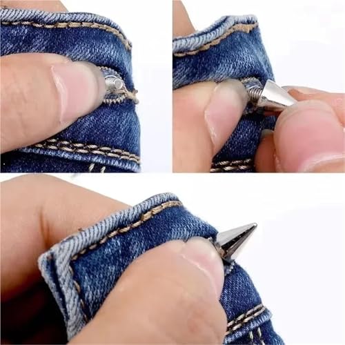 Espigas de doble tapa para personalizar chaquetas de cuero y complementos de moda 6