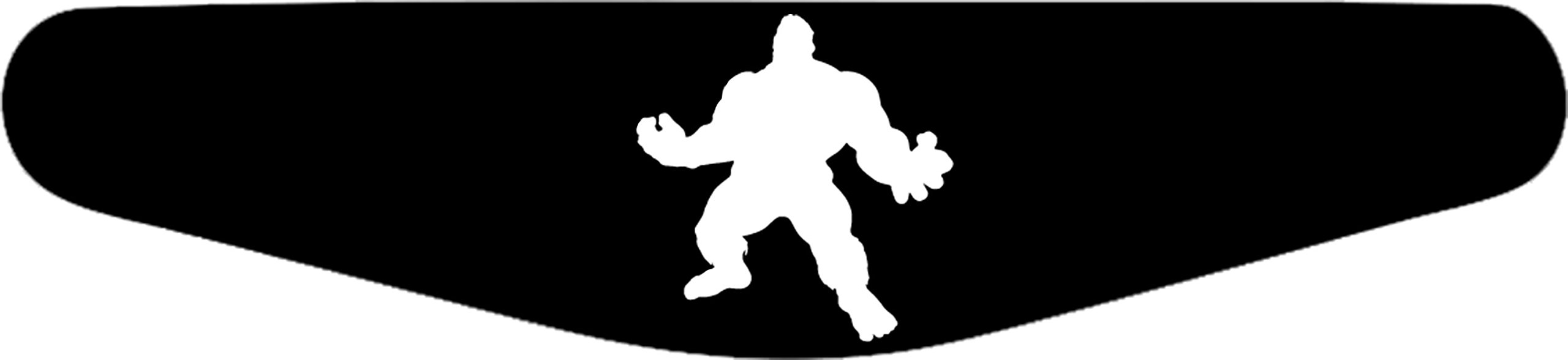 Autocollant pour barre lumineuse de manette PlayStation PS4 Motif au choix Call of Duty Ghost (schwarz) noir - 3