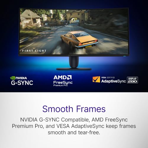 Image of Alienware 34 Gaming Monitor AW3426DW, UWQHD QD-OLED, 280Hz, 0.03ms, G-SYNC