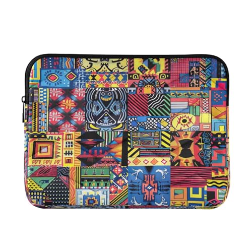 Funda para portátil 13-14 pulgadas impermeable con diseño tribal