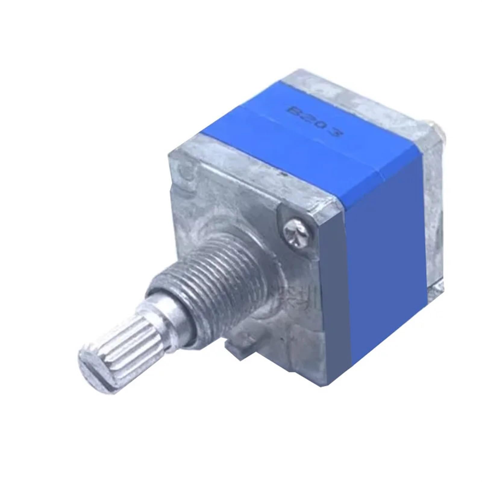 Potenziometro volume canale stereo 1pc B203 B20K 8 pin Interruttore grado febbre AD-66A 20mm Plum Shaft