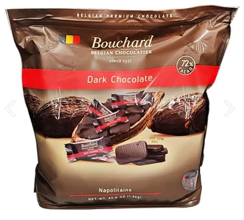 Bouchard ブシャール チョコレートbouchard Chocolate Dark 1.3kg / Milk Chocolate caramel & sea salt 1.3kg (ダークチョコレート) [並行輸入品]のサムネイル