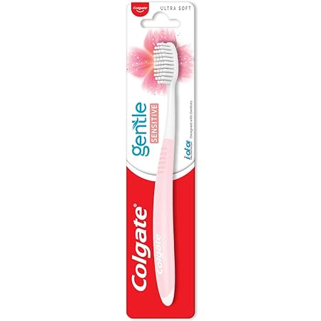 Colgate Sensitive Soft Bristles Manual Toothbrush For Adult, Ultra Soft Toothbrush,Multi Coloured- 1 Pc