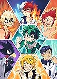 ACOGUT DIY 5D Diamond Painting Kits for Adults and Kids,Full Round Full Drill Diamond Art Kits for Adults,My Hero Academia,by Number Kits Diamond Painting Kits for Home Wall Decor-11.8x15.7inch