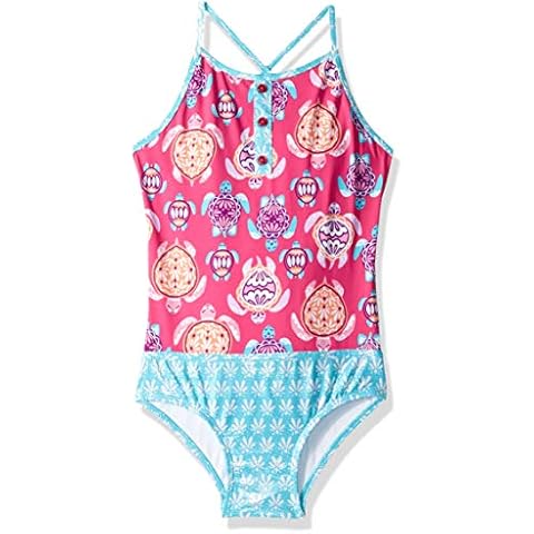 Hatley Girls' Pretty Sea Turtles Swimsuit Cover