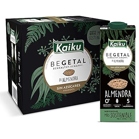 Bebida Kaiku Begetal Almendra Sin Azúcar 6x1L Cover