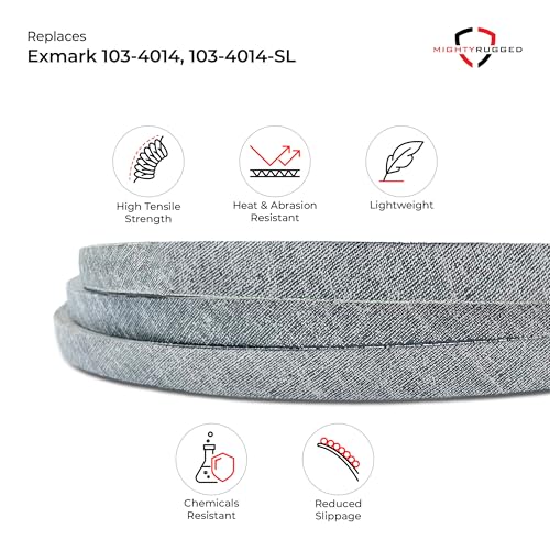 103-4014 Mule Drive Belt Replacement for Exmark, Length 116", Heavy-Duty, Durable, Aramid Cord Belt Replaces 1034014, 103-4014-SL on Exmark Lazer Z... - Image 4