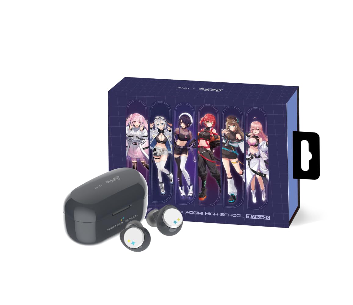 AVIDOT x AOGIRI HIGH SCHOOL ワイヤレスイヤホン Amazon.com: AVIOT TE-V1R-AGK Aogiri High School