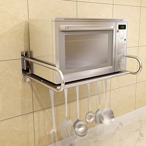 304 étagères Micro-Ondes de Cuisine d'acier Inoxydable/étagères de Four fixées au Mur