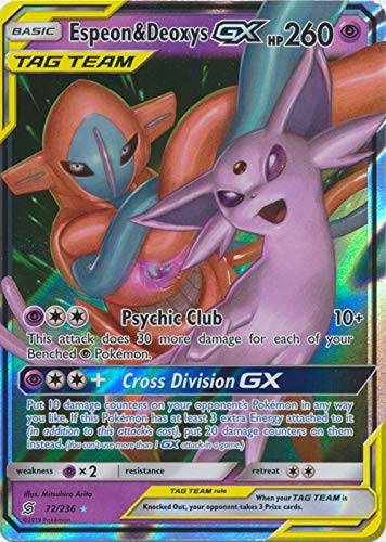 Espeon & Deoxys Tag Team GX - 72/236 - Ultra Rare - Unified Minds