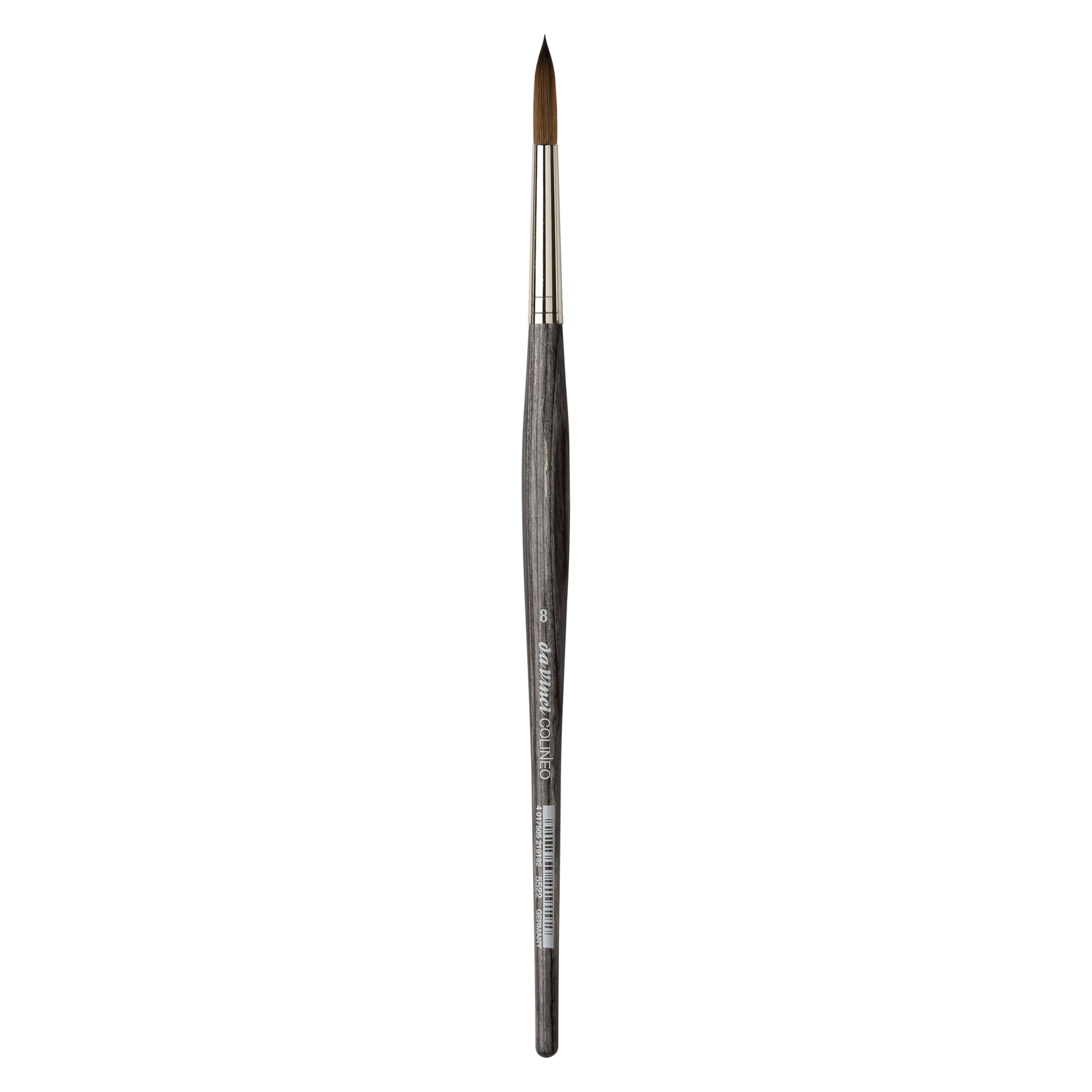da Vinci, COLINEO Short Handle, Watercolour Brush, Synthetic Fibres, Artist Brush, Watercolour Painting, Liquid Acrylic Paints, Made in Germany, Round, Size 8