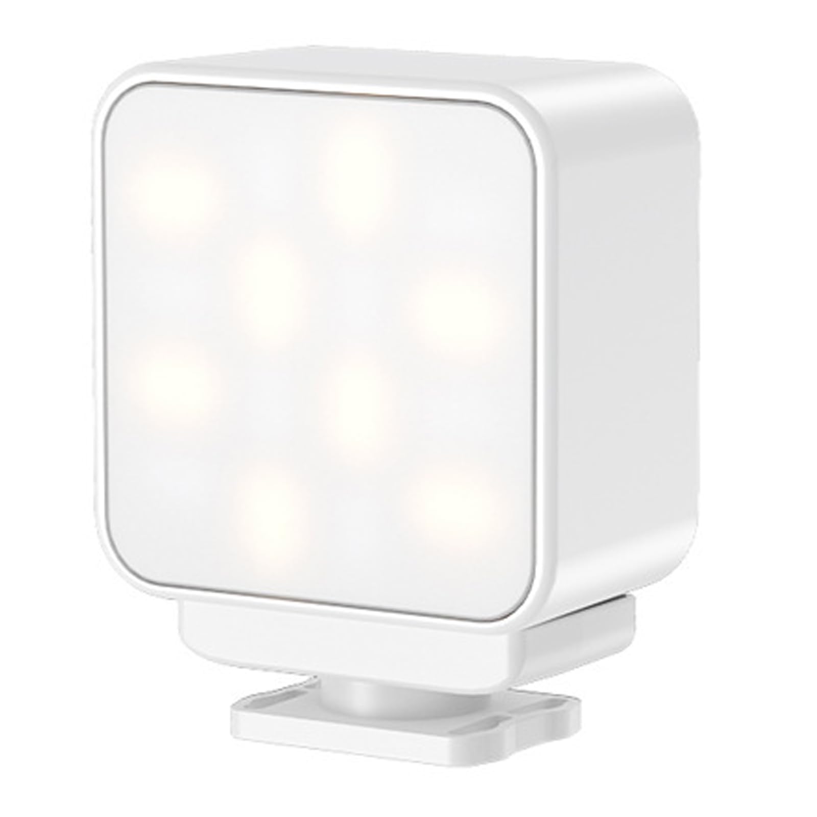 Honlyn Magnetic Fill Light for DJI Osmo Pocket3, Fill Light for Action 5 Pro Action Camera Lighting Accessories, Magnetic Mount Compatible with DJI Pocket 3/Osmo Mobile 7P/7/6 Accessories (White)