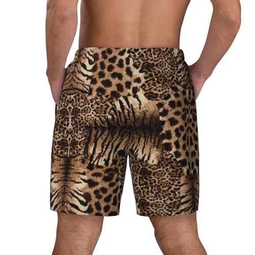 Short de plage imprimé léopard EdWal pour homme - 4